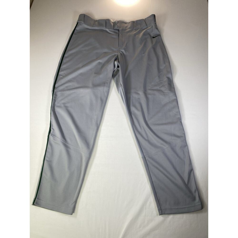 Nike Team Engineered Baseball Pants 2XL Green Logo
